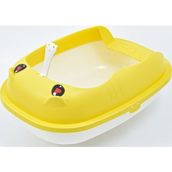  SAAS STYLISH CAT LITTER TRAY L  YELLOW 60x41x21 cm 