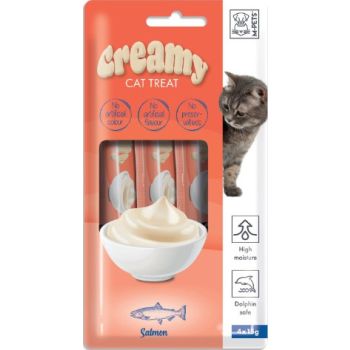  M-PETS Creamy Treats for Cats – Salmon 4x15g (60g) 