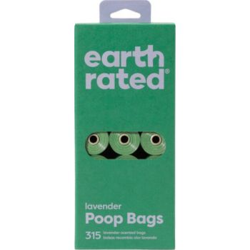  Earth Rated Dog Poop Bags – Refill Rolls 315 lavender 