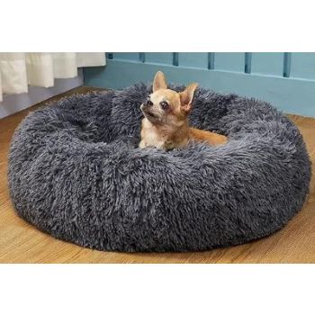  Furpaws Donut- Medium (50cm) / Dark Grey 