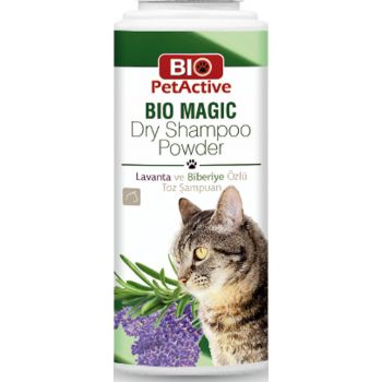  Bio PetActive Bio Magic Dry Shampoo Powder (For Cats) 150gm 