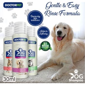  Doctor Pet Dog Shampoo Flax Seed 30ml 