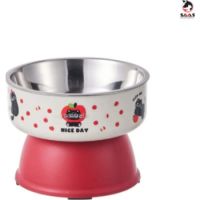 Saas Tall Steel Bowl Red 14 X 10.5 CM