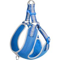 Fida Step-in Dog Harness – Reflective Xs Blue   XS: Girth 16in – 18in (40.6cm – 45.7cm)