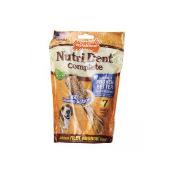  Nylabone Nutri Dent Complete Adult Filet Mignon Medium 7ct 