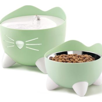  CatIt Pixi Drinking Fountain - Combo pack/Green 