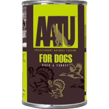  AATU Duck & Turkey Wet Dog Food 400g 