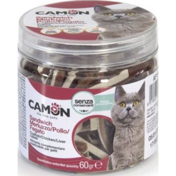  Camon Codfish, Chicken And Liver Cubes (60G Jar) 