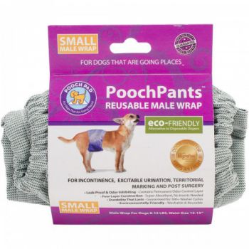  Pooch Pad POOCHPANTS MALE WRAP SMALL 12&quot; TO 15&quot; 
