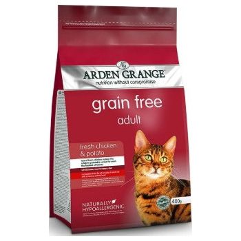  Arden Grange Grain Free Adult Fresh Chicken & Potato Dry Cat Food 2kg 