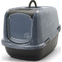 Savic Nestor Toilet Home Cat Litter Box Jumbo Marble