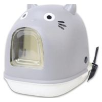 SAAS CLOSED CAT LITTER BOX GREY 55*42*45