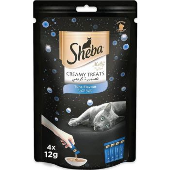  Sheba Melty Tuna Creamy Cat Treats - TUNA/4X12G 