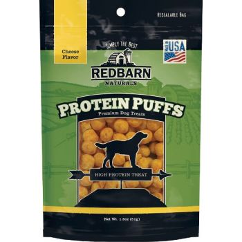  Red Barn Dog Treats Protein Puffs Cheese Rewards 1.8oz/51g 
