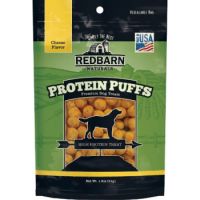 Red Barn Dog Treats Protein Puffs Cheese Rewards 1.8oz/51g