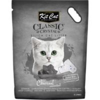 Kit Cat Classic Crystal Cat Litter – Charcoal Unscented (5 Litres)