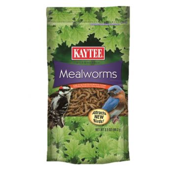  Kaytee Mealworms Wild Bird Food, 3.5 oz 