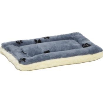  QuietTime Reversible Paw Print Fleece Pet Bed 
