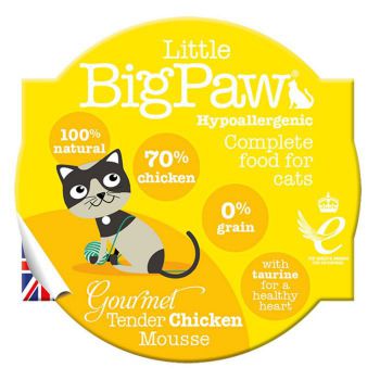  Little Big Paw Cat Wet Food Gourmet Chicken Mousse 85g 