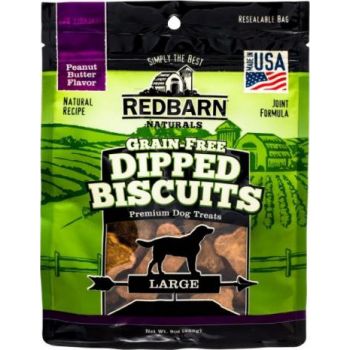  Red Barn Grain Free Dipped Biscuits Large Peanut Butter 