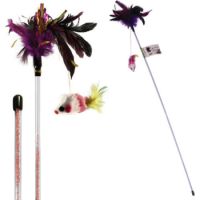 Nutrapet Flying Mouse Cat Wand Toys