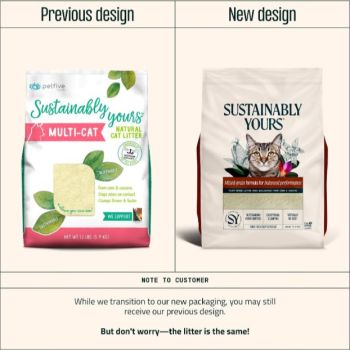  Sustainably Yours Natural Cat Litter - 13lb /6 Kgs 