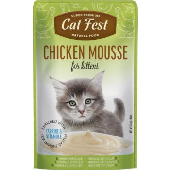  Cat Fest Chicken Mousse For Kittens 70g 