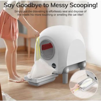  Upgraded Smart Odour Removal Cat Litter Box 