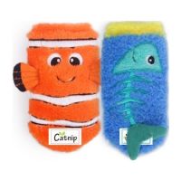 Sock Cuddler Sea Sock Cat Toy 2 PACK  L 12.5 x W 6 x H 1.5.