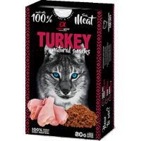 Alpha Spirit Natural Snacks for Cats - Turkey 80g