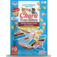 Inaba Churu Fun Bites Chicken Recipe Wraps Tuna Recipe – 3PCS/PK