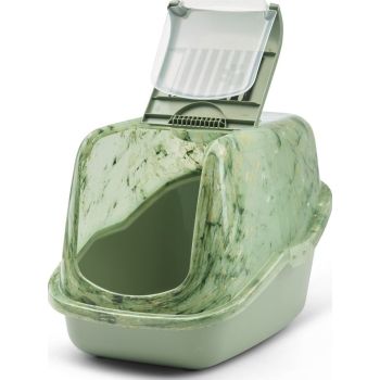 Savic Nestor Toilet Home Cat Litter Box Marble 