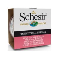 Schesir Cat Wet Food Can Jelly Tuna with Red Mullet 85g
