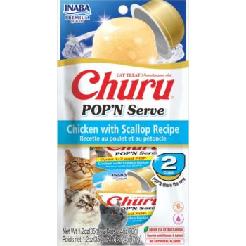  Inaba Churu Pop’n Serve Chicken With Scallop Recipe 