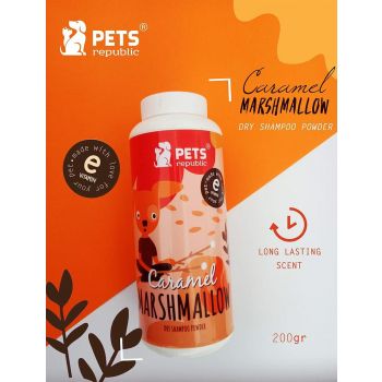  Pets Republic Dry Shampoo Powder Caramel Marshmallow 200g 