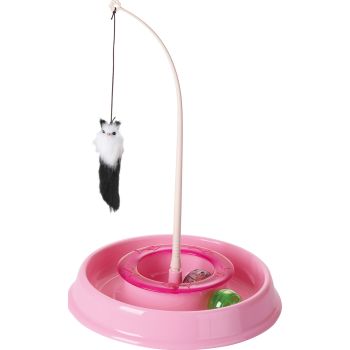  Cat toys-round swivel plate-PS material 
