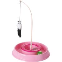 Cat toys-round swivel plate-PS material