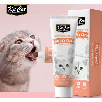  Kit Cat Daily Nutritional Supplement Gel For Cats & Kittens – Urinary Care (120g) 