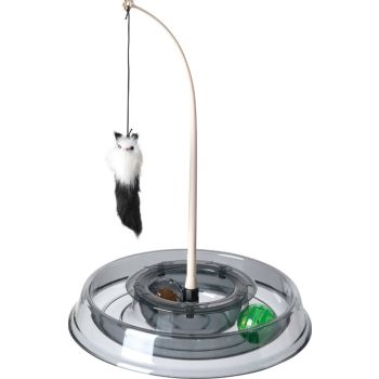  Cat toys-round swivel plate-PS material 