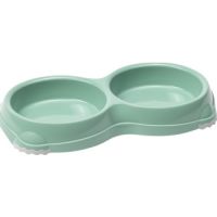 Moderna Double Smarty Bowl 26.5 x 13.5 x 3.4 cm-2x200ml-Green