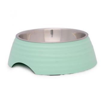  Pawsitiv  Frosted Ripple Bowl Baby Green L 