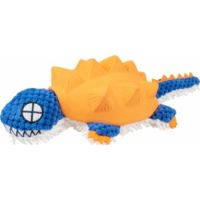 Duvo+ Plush & Latex Armadillo 34x14x8.5cm orange/blue