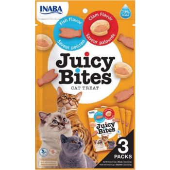  Juicy Bites Fish & Clam Flavor 3PCS/PK 