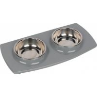 Tile Dinner Set Bowls Medium Grey