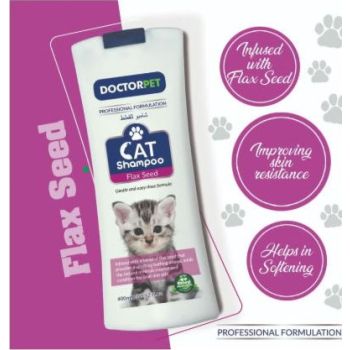  Doctor Pet Cat Shampoo Flax Seed 400 ML 