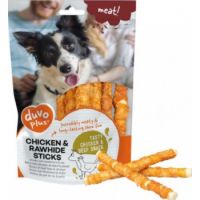 Duvo+ Meat Chicken & Rawhide Sticks Small 12,5cm