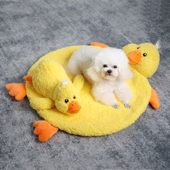  FOFOS Cuddle Duck Heartbeat Toy & Mat 