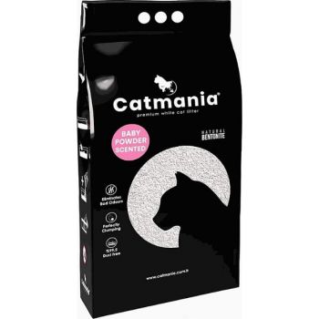  Catmania Baby Powder Scented Natural Bentonite Cat Litter 10L 