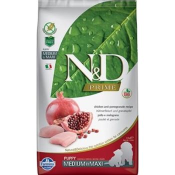  N&D Grain Free Chicken Pomegranate Medium Maxi Puppy Dog Food-2.5 KG 