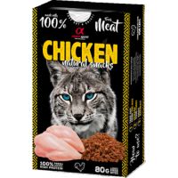 Alpha Spirit Natural Snacks for Cats - Chicken 80g